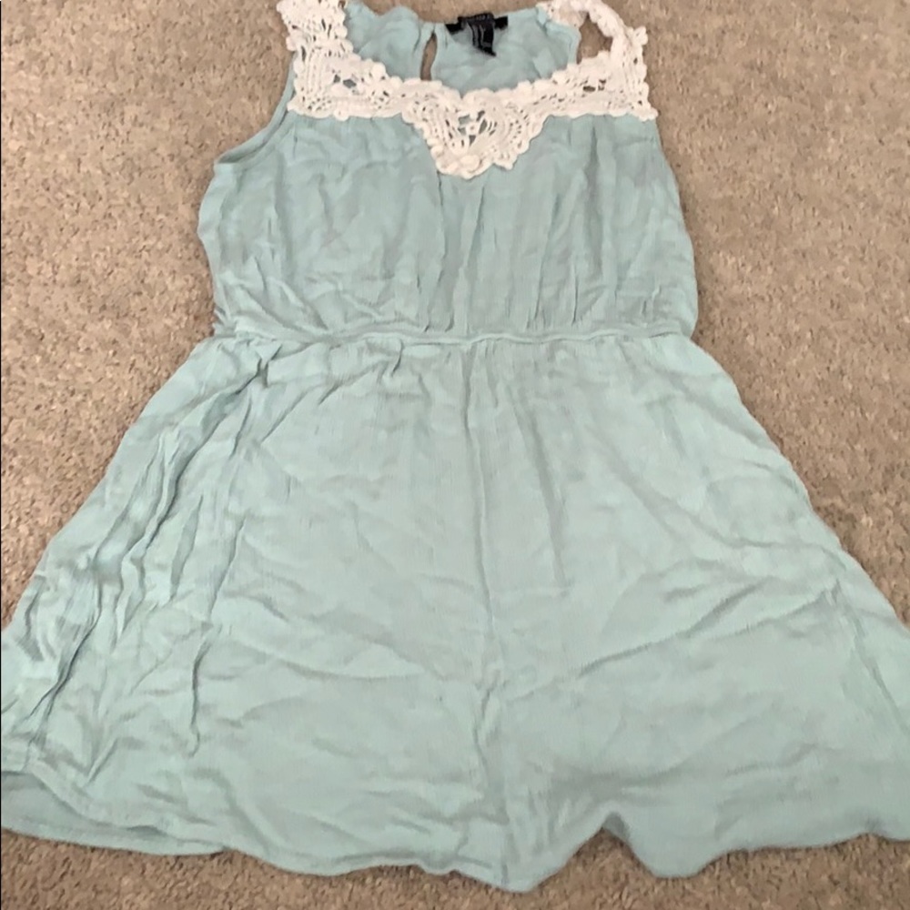 Light turquoise tank top shirt